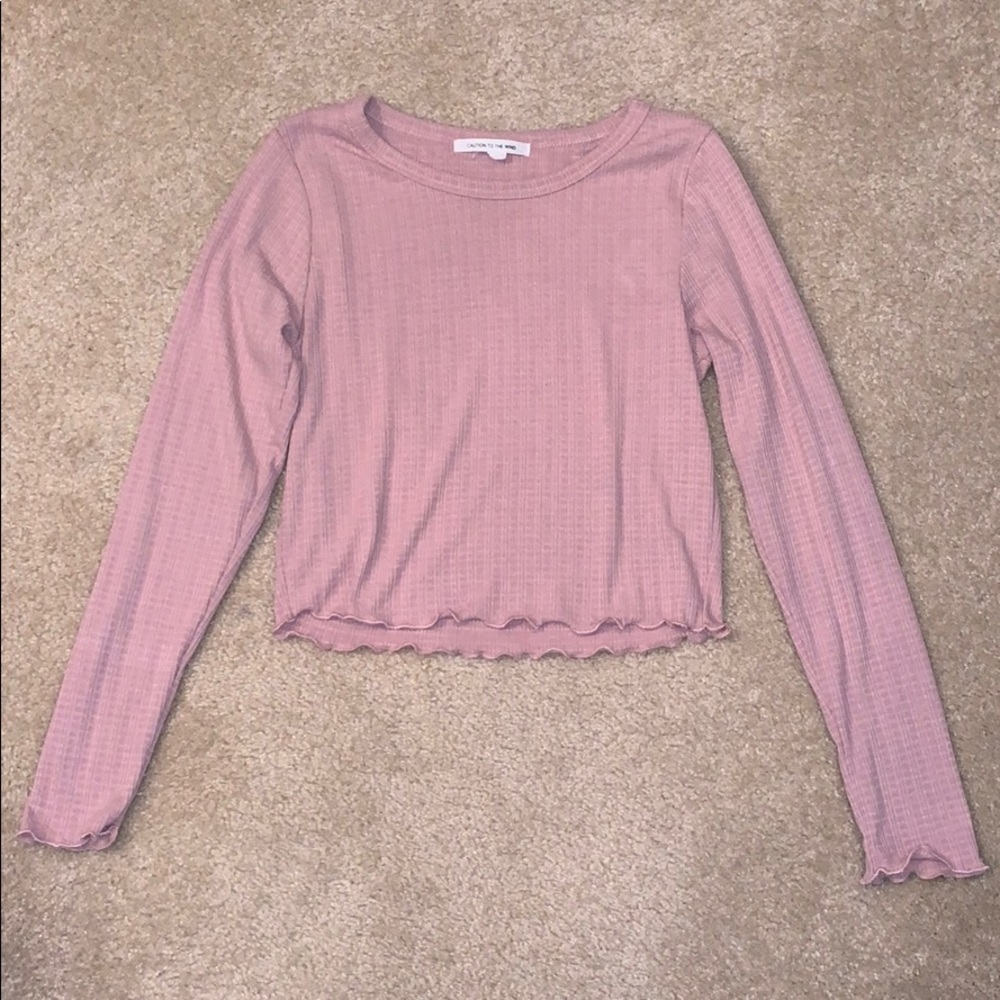 Cropped long sleeve